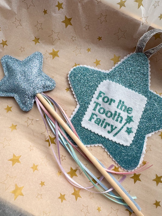 Blue Tooth Fairy Pouch