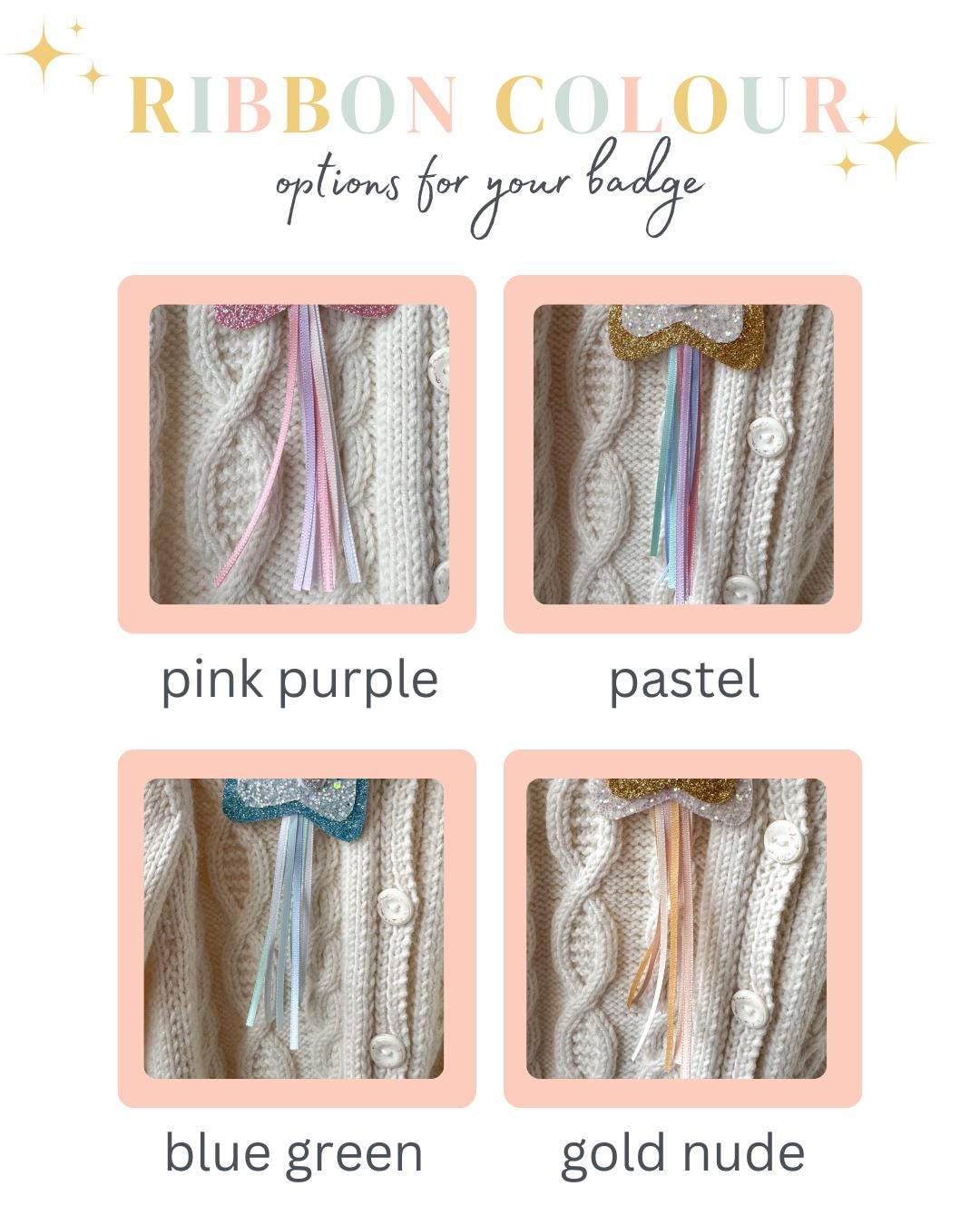 Birthday Number Badge - Gold Shooting Star