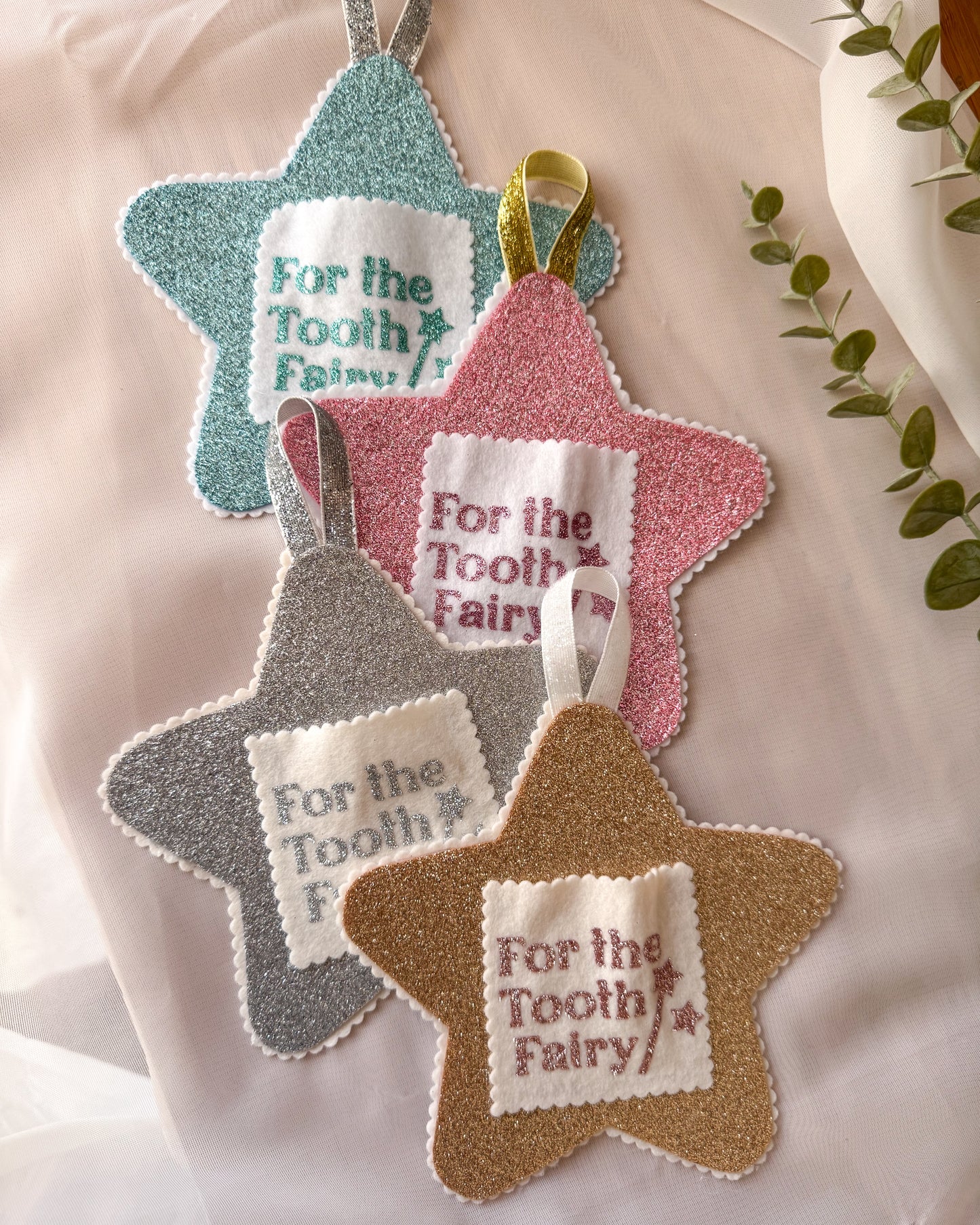 Silver Tooth Fairy & Wand Gift Set