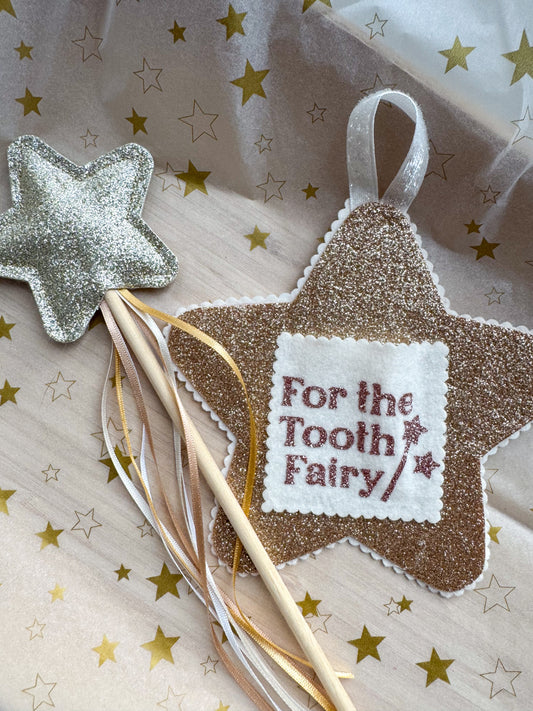 Gold Tooth Fairy & Wand Gift Set