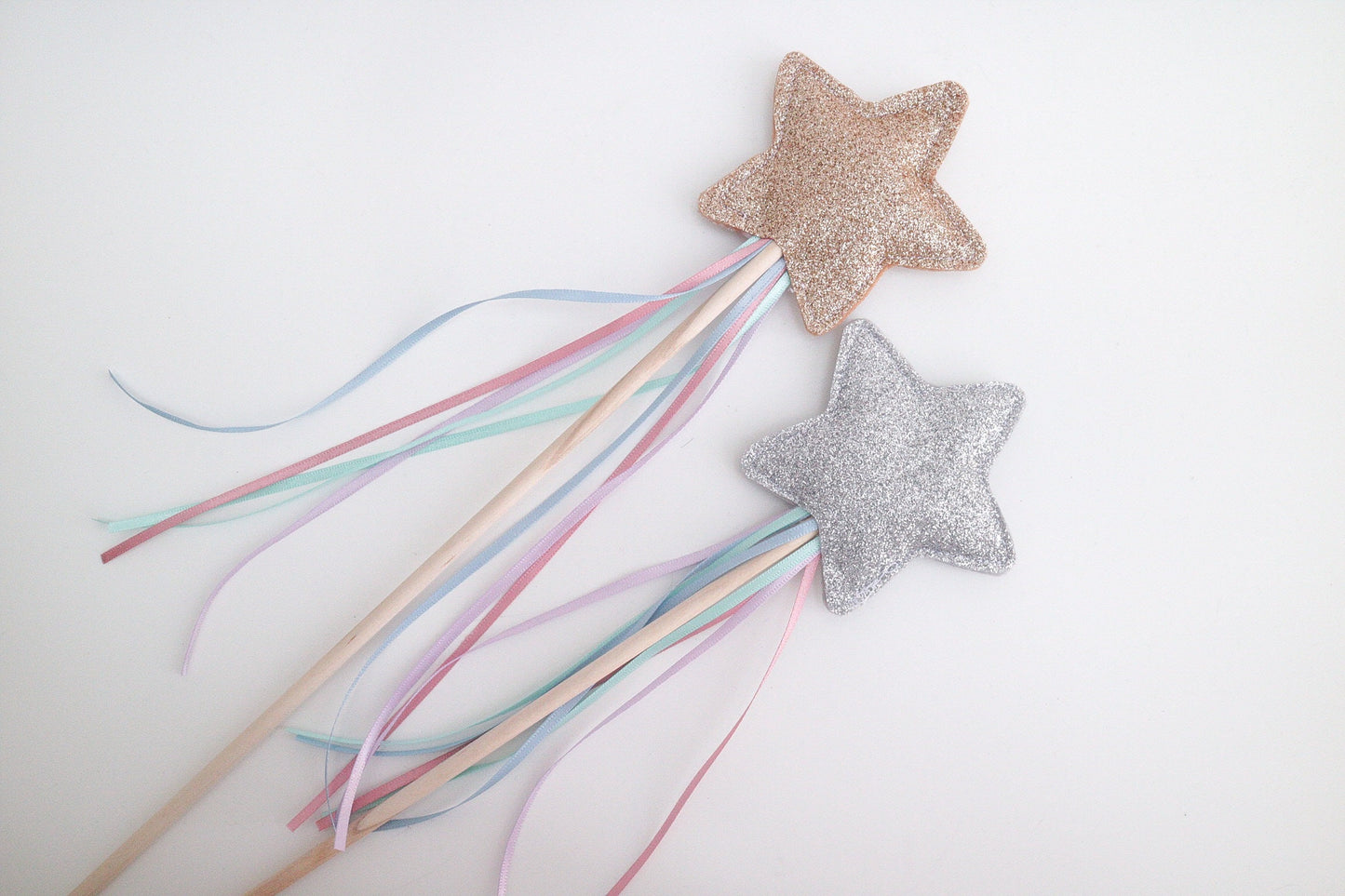 Glitter Star Wand - Pastel